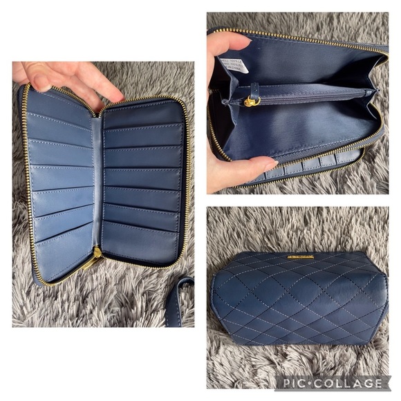 NWOT Joy & Iman 3-pc Quilted Leather Set - Picture 15 of 16